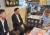 吳釗燮訪銅鑼灣書店 拜會林榮基挺香港