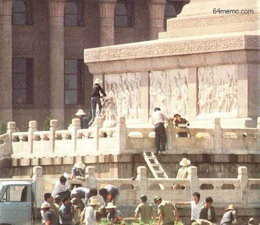 我的一九八九系列》天安門廣場清場最後時刻 解放軍戒嚴部隊開槍驅趕