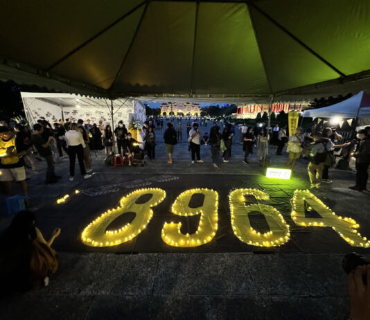 六四35年/台灣逾6000人參與晚會 創10年新高