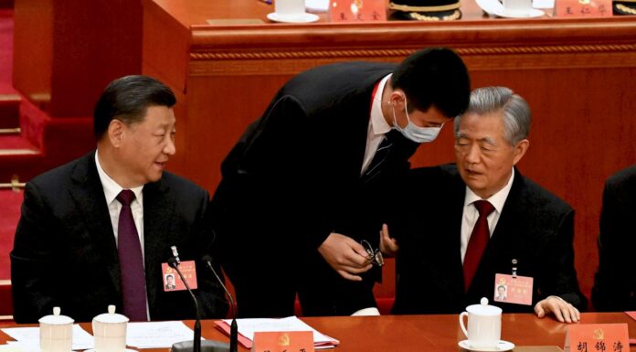 中共二十大/ 胡錦濤「被離場」3分鐘完整影片流出 (影音)