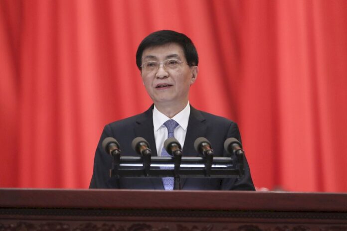 中共二十大/王滬寧擬分管對台 須關注兩制台灣方案是否強化