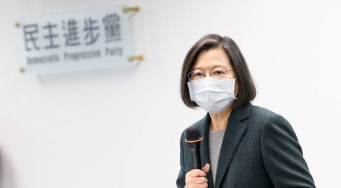 中共二十大/蔡英文提醒民主台灣一不小心就會失去全部