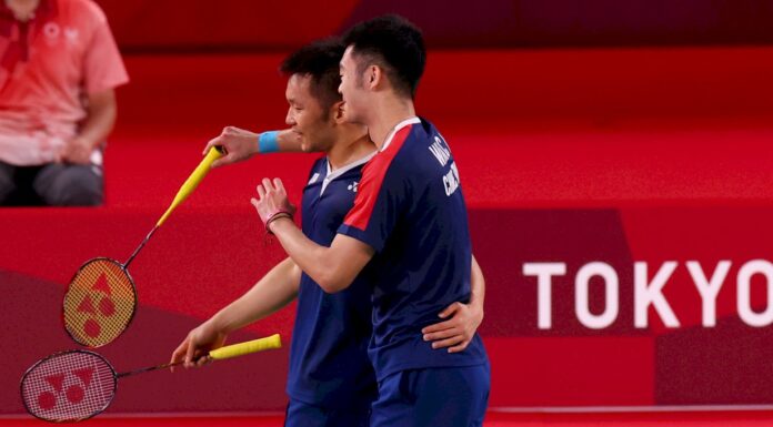 我們做到了! 麟洋配慶祝東奧男雙晉四強