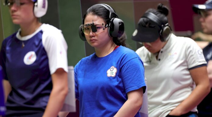 東奧25公尺手槍 田家榛吳佳穎分別暫居10、14名