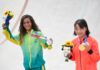 東奧女子滑板巴西奪銀 近代奧運史最年輕選手