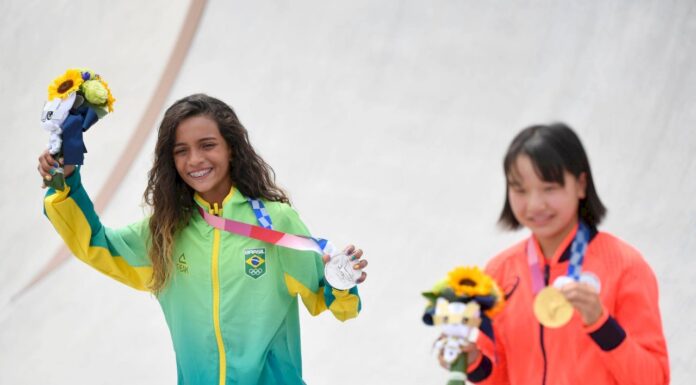 東奧女子滑板巴西奪銀 近代奧運史最年輕選手