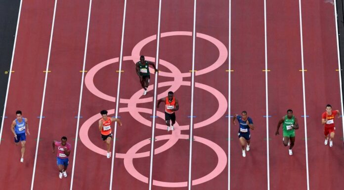 楊俊瀚100公尺10秒21 分組第5名無緣晉級