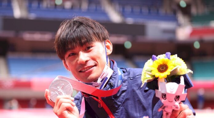 楊勇緯東奧奪銀 正副總統:締造台灣歷史新紀錄
