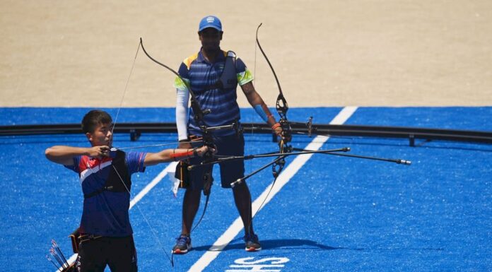 男子個人射箭賽 鄧宇成無緣32強