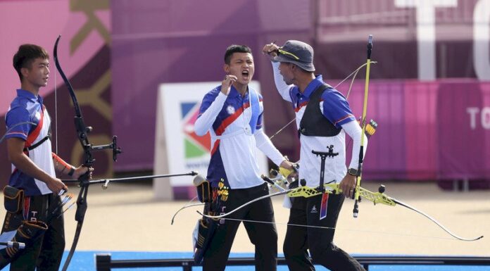 睽違17年 台灣男子射箭團體奧運再鍍銀