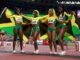東奧女子4×100公尺接力 牙買加摘金美國掛銀