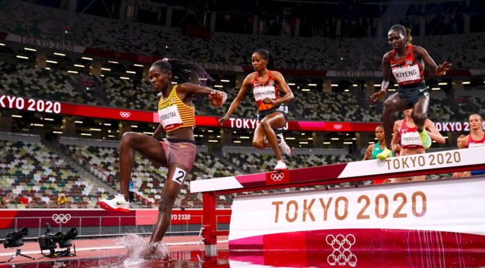 東奧田徑女子3000公尺障礙決賽 烏干達選手摘金