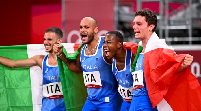 東奧男子4×100公尺接力 義大利爆冷勇奪金牌
